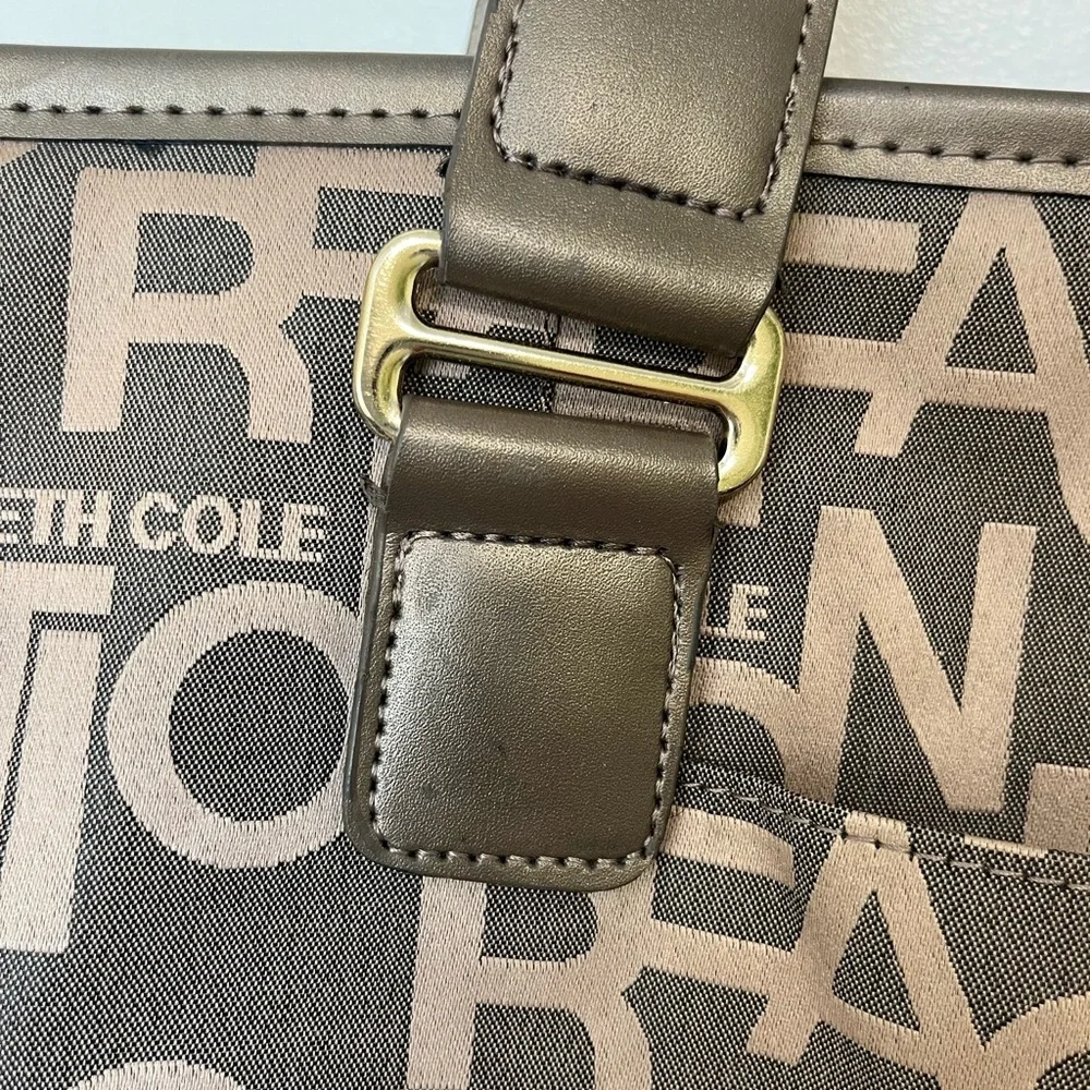Kenneth Cole Reaction Tan and Black Laptop Bag